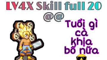 Hành trình skill full 20 lv4x|Hải tặc tí hon|Z1Rosh