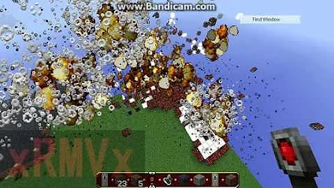 Minecraft - Extremely Large TNT Explosion