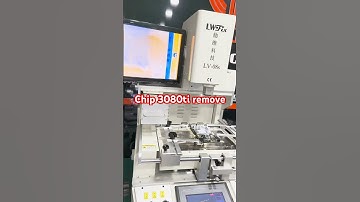 How to remove bga chip with lv08s #bgareworkstation #ecurepair #reballing
