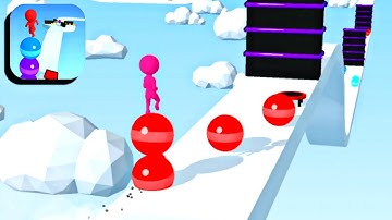 Stack Rider 🟡🌈🌟 All Levels 24-25 Gameplay (iOS,Android)