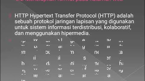 pemahaman konsep teknologi web kelas XI RPL