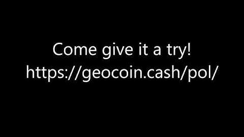 GeoCoin Demo - August 2018