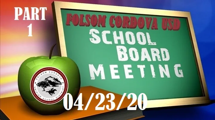 FCUSD Board Meeting 04/23/2020 - PART 1