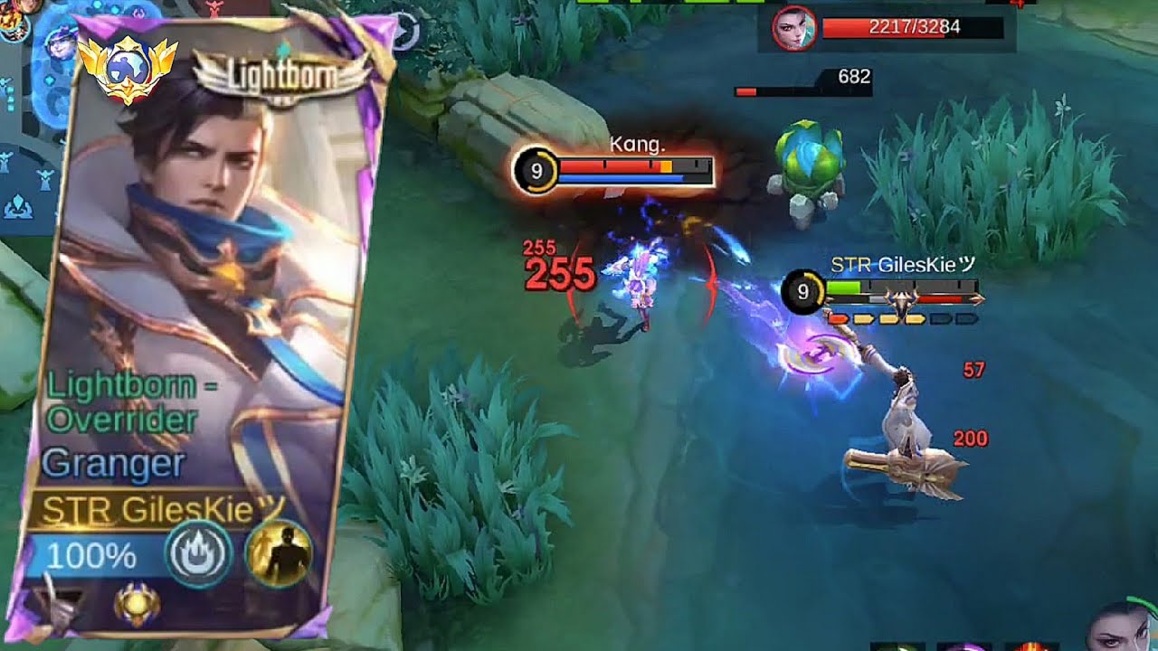 Даже при низком уровне здоровья, Глобальный Грейнджер остается непобедимым 💀 - Mobile Legends Ban...