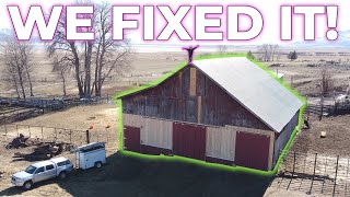 We fixed ANOTHER Old Barn // Part 2 // FARMSKILLZ by Bidwell Canyon Farm 7,240 views 2 years ago 5 minutes, 50 seconds