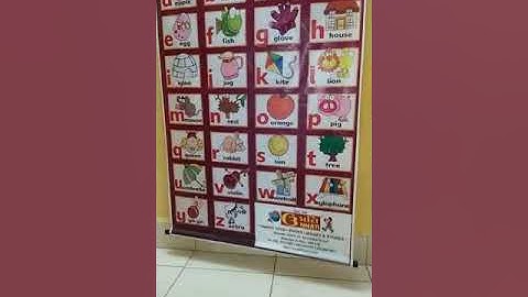 Alphabet charts (interview)  from Unnati Library