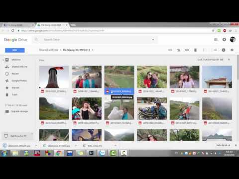 Hướng dẫn tải ảnh từ google drive