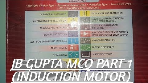 Induction Motor Jb Gupta MCQ (part -1)