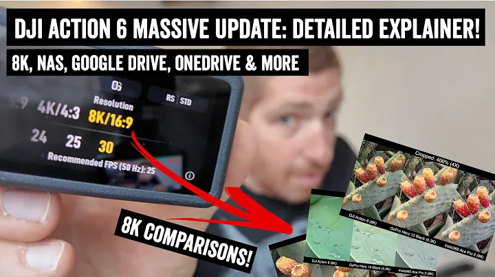 DJI Action 6 New 8K Update: Comparison Footage & NAS How-To Guide!