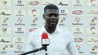 Hearts Of Oak CoachSamuel Boadu post match after their win against Accra Lions