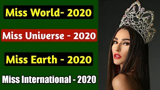 Miss World 2020 | Miss Universe 2020 | Miss India 2020| 2020 Miss World|Miss World|Education Circuit
