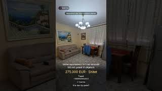 Shitet apartament 3 1 me verandë 100 m2 pranë 21 dhjetorit — Tiranë #Shorts