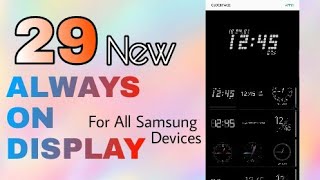 29 NEW Always on Display ClockFaces for all Galaxy Device(S7/S8/Note8/S9) screenshot 3