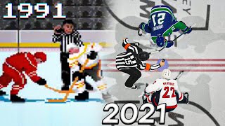 ЭВОЛЮЦИЯ СЕРИИ ИГР НХЛ [1991 - 2021] - EVOLUTION EA NHL - 30 ЛЕТ В ИГРЕ