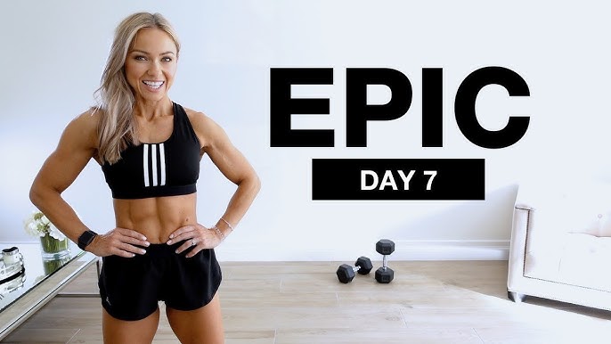 DAY 1 of EPIC  Bodyweight & Dumbbell Lower Body Workout