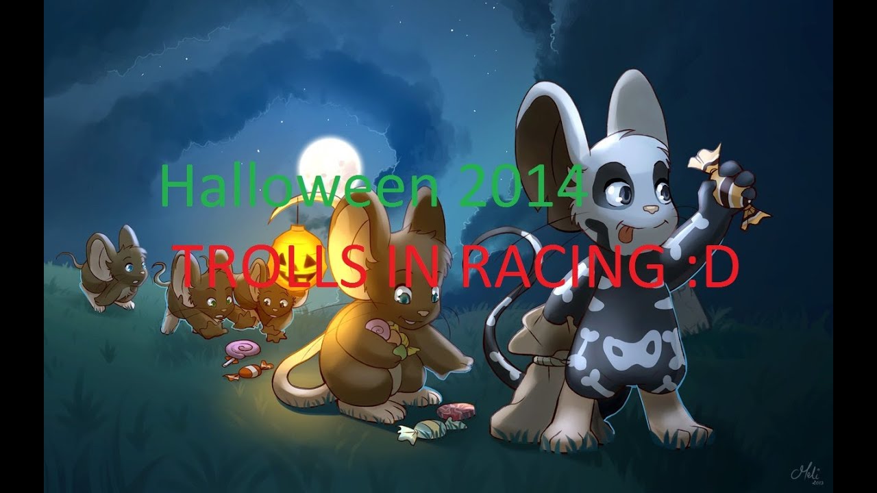 Transformice - Trolls in racing  (HALLOWEEN 2014) [LOL]