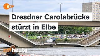Dresden residents shocked: Will Carola Bridge collapse completely now?