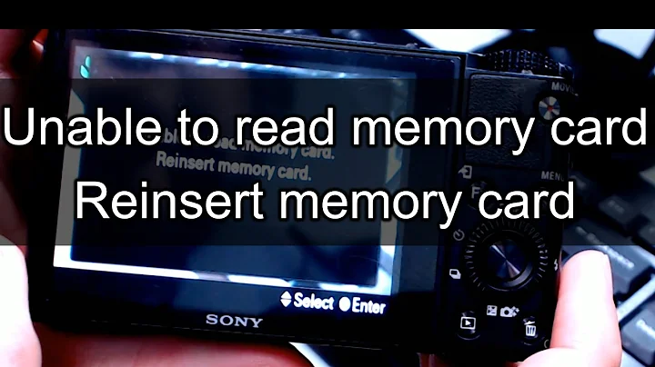 Memory Card Not Reading FIX