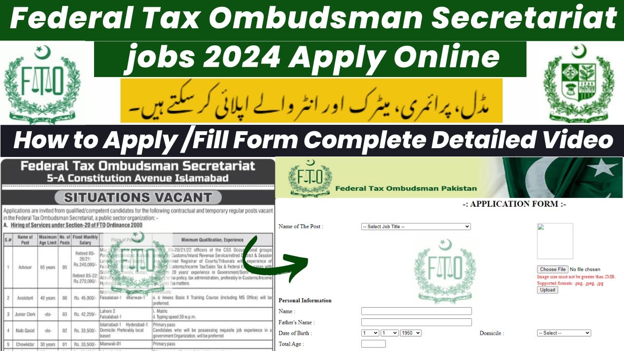 federal-tax-ombudsman-secretariat-jobs-2024-wafaqi-mohtasib