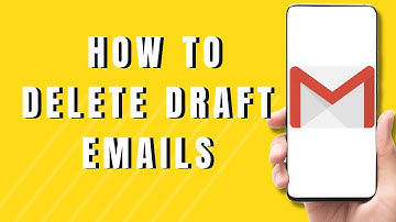 How to delete draft emails in Gmail