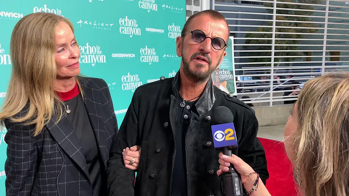 Ringo Starr stops with Sari Cohen at Echo in the C...