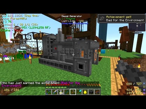 Minecraft - Project Ozone 2 #31: Diesel Power