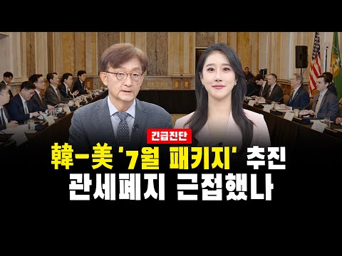 [긴급진단] 韓-美 &amp;#39;7월 패키지&amp;#39; 추진, 관세폐지 근접했나｜강인수 교수