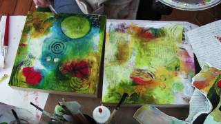 How to Build Up a Collage Background