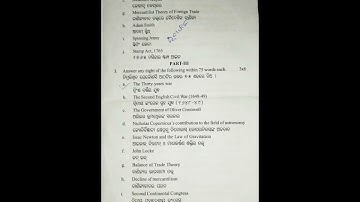 BA 3rd semester history hons 2023 core- VIII question paper##utkaluniversity ##shortvideo ✨