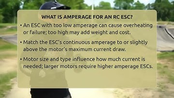 What Is Amperage For An RC ESC? - RC Toy Central