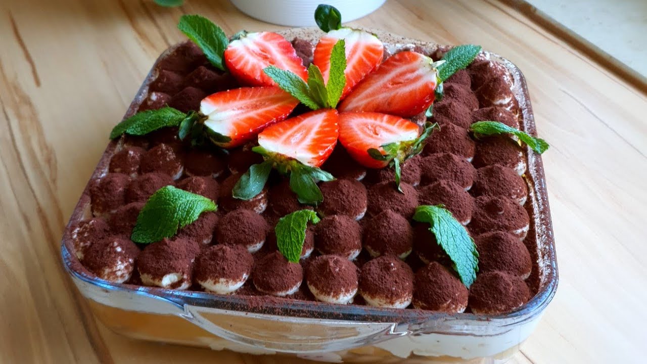 Cilekli Tiramisu Tarifi Cocuklar Bu Tarife Bayilacak Youtube
