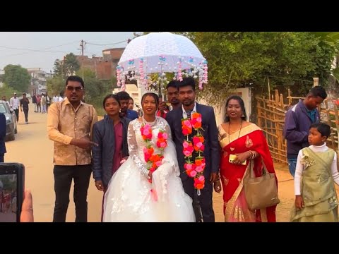 Jyoti weds Jeewan , Adivasi Christian Marriage, Chhattisgarh Sitapur.