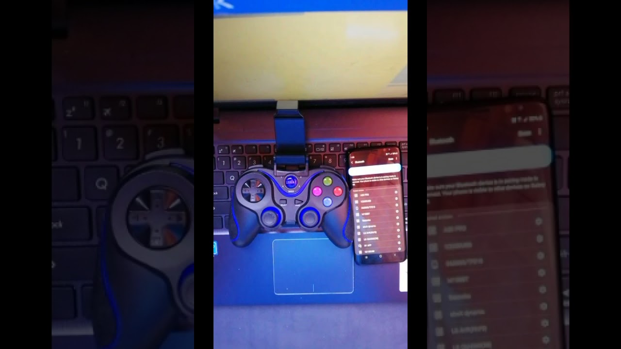 How to connect LEHUAI BT controller to any android device YouTube