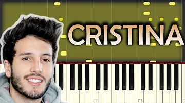 CRISTINA - SEBASTIAN YATRA | PIANO Tutorial / Cover