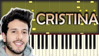 Video thumbnail of "CRISTINA - SEBASTIAN YATRA | PIANO Tutorial / Cover"