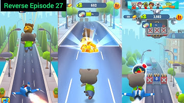 Talking Tom Gold Run Cool Reverse Android Gameplay Walkthrough Episode 27