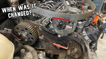How to check when your TDI timing belt is "due"
