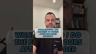 What Should I Do First 24 Hours After Shoulder Surgery #shouldersurgery #shouldersurgeon