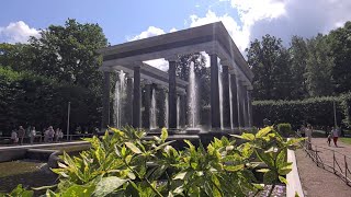 Walk around the Magnificent Peterhof, Fountain Lion Cascade, Day One St.Petersburg 10.08.21 HDQ pt9