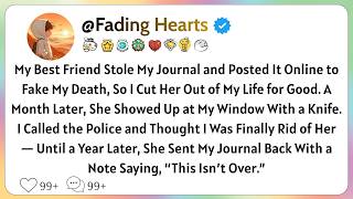 My Best Friend Stole My Journal and Posted It Online to Fake My Death, So I Cut Her Out of My Life..