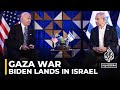 Biden arrives in Israel, meets with Netanyahu amid Gaza hospital blast outrage