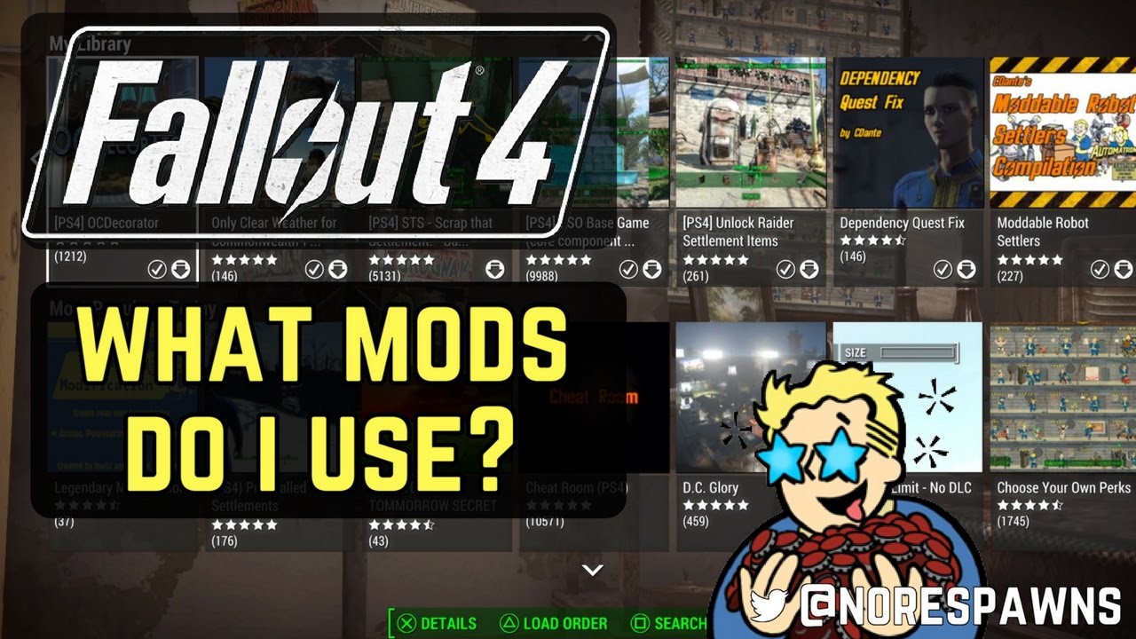 Fallout 4 - What mods do I use? + load order - YouTube