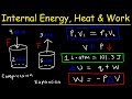 Internal Energy, Heat, and Work   Thermodynamics, Pressure & Volume, Chemistry Problems