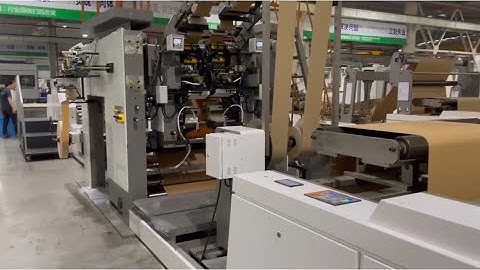 To Korea! Automatic Inner Flat Handle Fold Inside Paper Bag Making Machine High Speed 150pcs/min