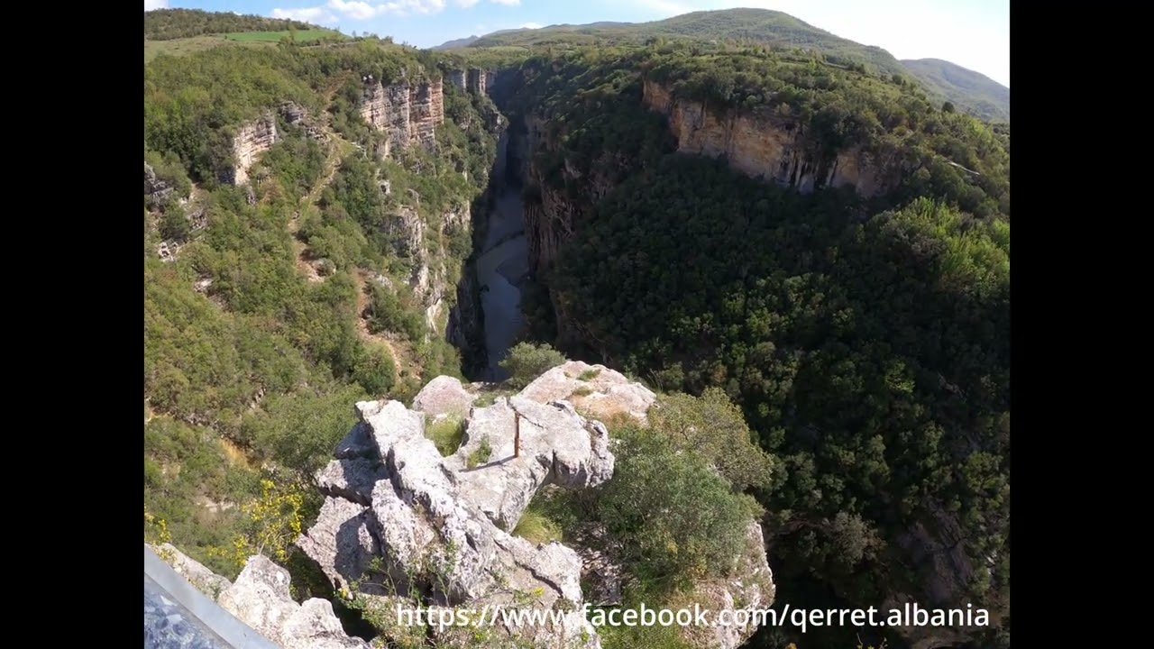 Osumi-kanyon, Albánia. Osumi-canyon, Albania.