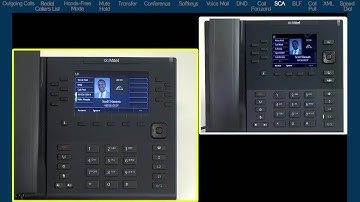 Mitel 6869i Phone: Using Shared Call Appearance (SCA)