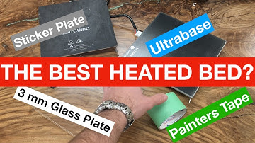 Anycubic Ultrabase FULL REVIEW and COMPARISON with Glass, Sticker Plate, and Painters Tape Surfaces