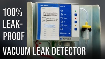 Vacuum leak detector instead of liquid detector | Krampitz safety features part 6: leakage system