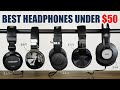 5 Best Headphones Under $50 On Amazon!! | Budget Headphones for Music Production & Streaming (2022)