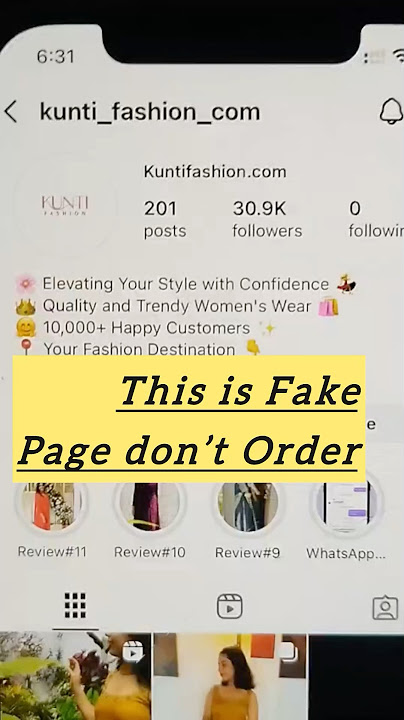Scam Alert 🚫This Instagram page is fake. I lost money — please don’t fall for it🙏